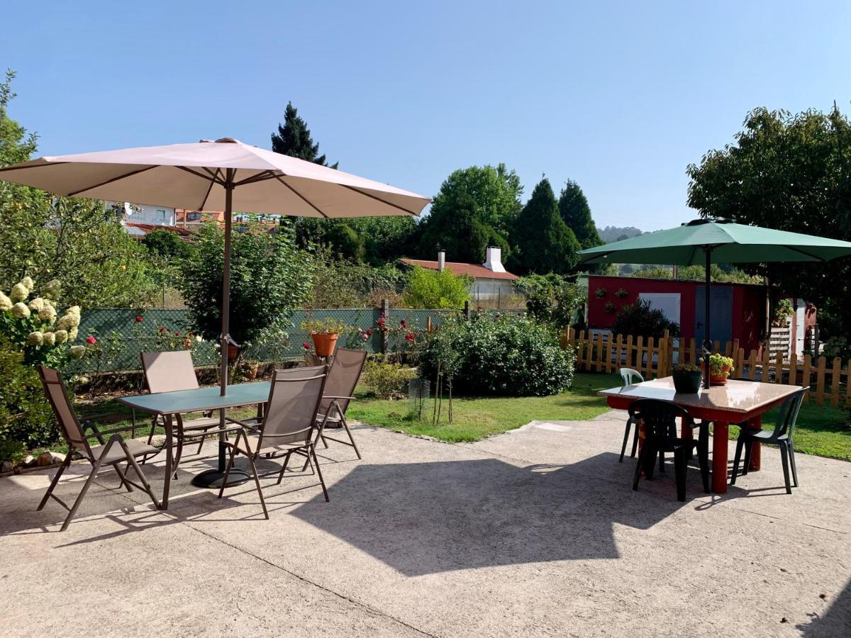Апартаменты A Casa Vermella Con Jardin A 10 Minutos De Santiago De Compostela Ортонио Экстерьер фото