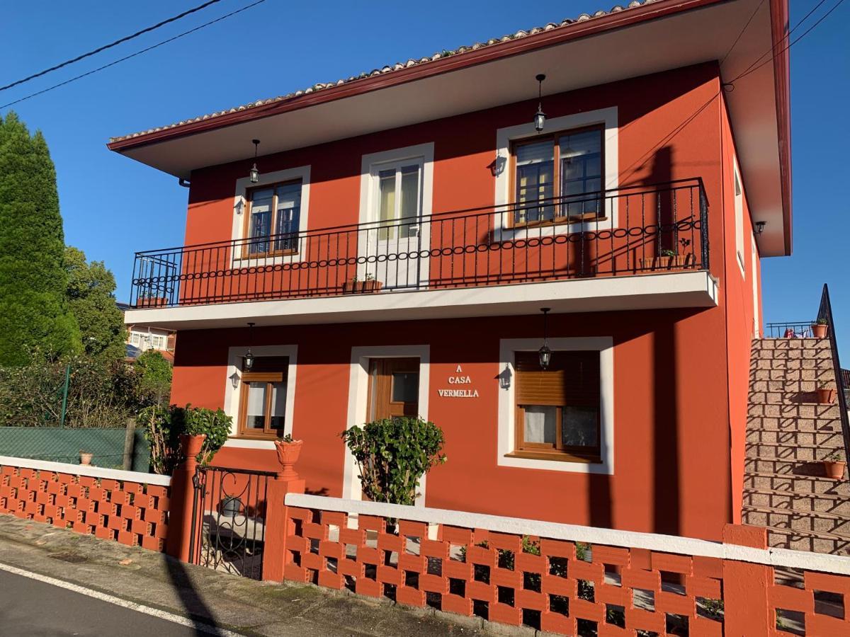 Апартаменты A Casa Vermella Con Jardin A 10 Minutos De Santiago De Compostela Ортонио Экстерьер фото